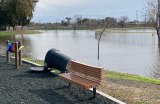 The view at Kings Lions Park (intersection of HWY 190 and 19th Ave.) earlier this week following a big rainstorm.